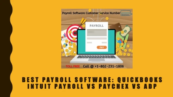 Best Payroll Software: Quickbooks Intuit Payroll vs Paychex vs ADP