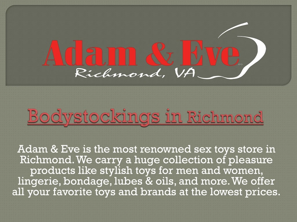 bodystockings in richmond