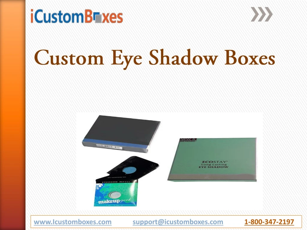custom eye shadow b oxes