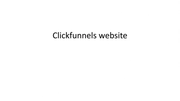 Clickfunnels Tutorial