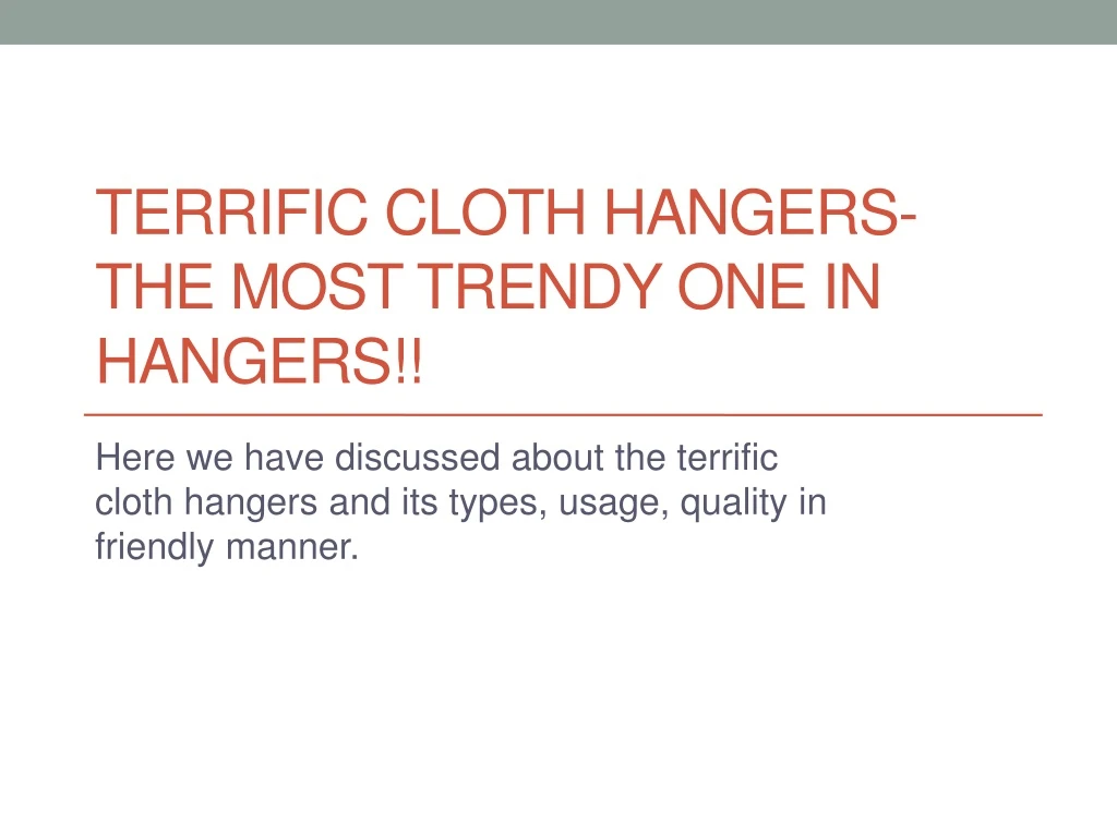 terrific cloth hangers the most trendy one in hangers