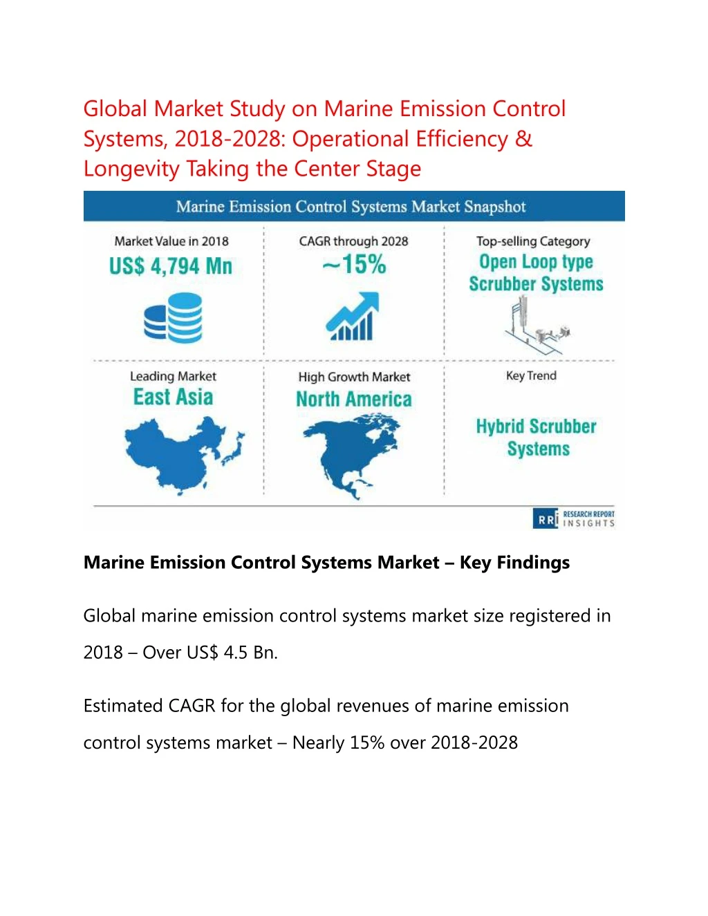 global market study on marine emission control