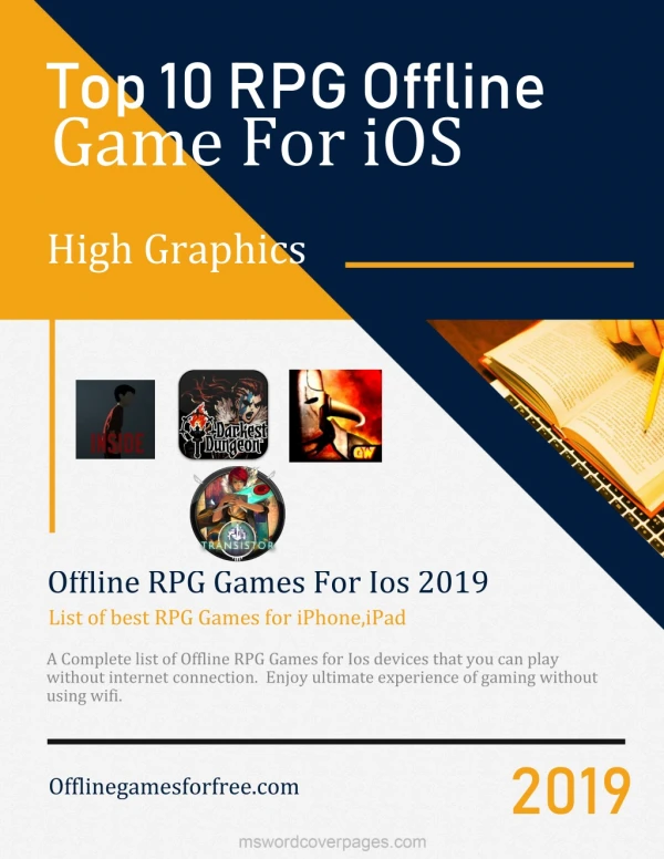 Best Offline RPG Games For iOS 2019
