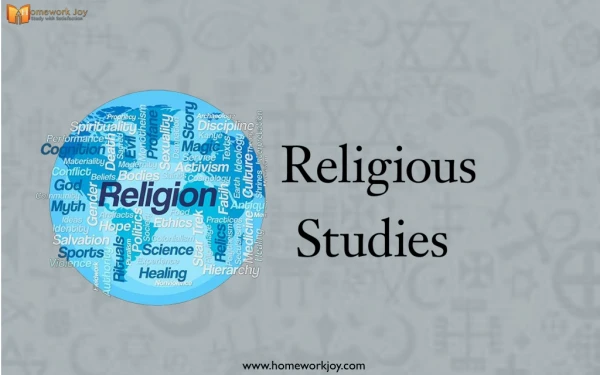 LEARN THE CONCEPTION OF RELIGIOUS STUDIES