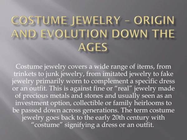 Audrey Hepburn costume jewelry