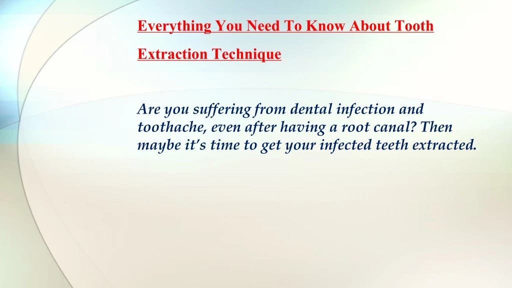 everything you need to know about tooth