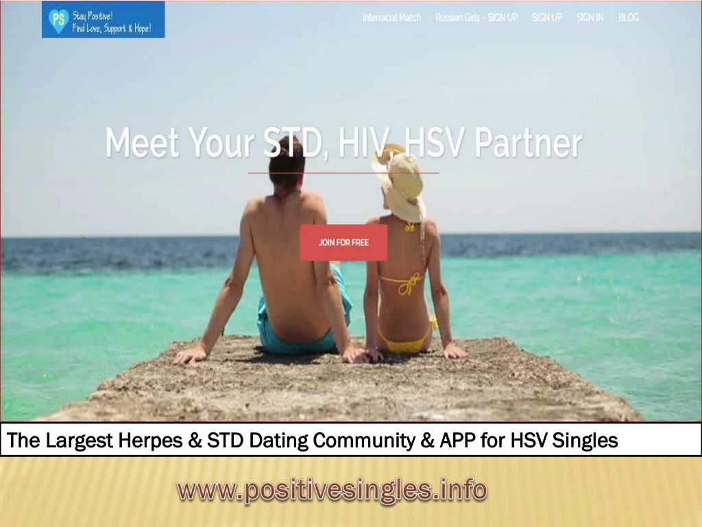 the largest herpes std dating community