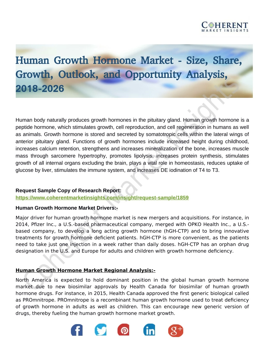 human growth hormone market size share human
