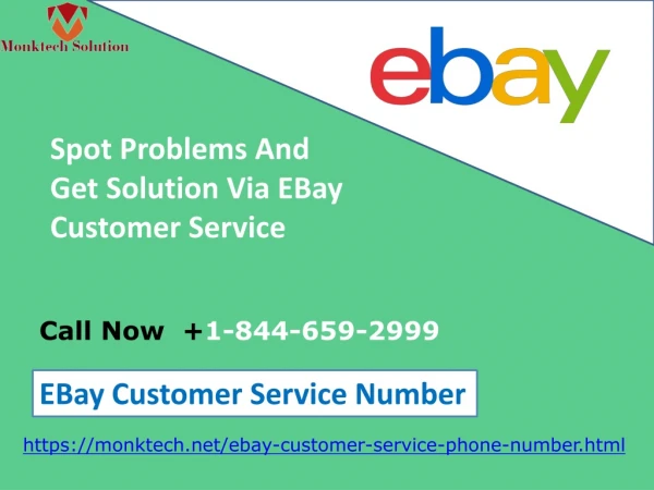 Spot Problems And Get Solution Via EBay Customer Service 1-844-659-2999