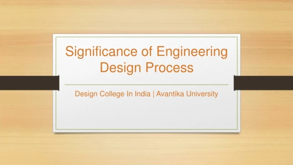 Engineering Design process - Avantika University