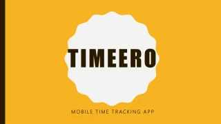 GPS Time Tracking App with Mileage Tracking - slide 1