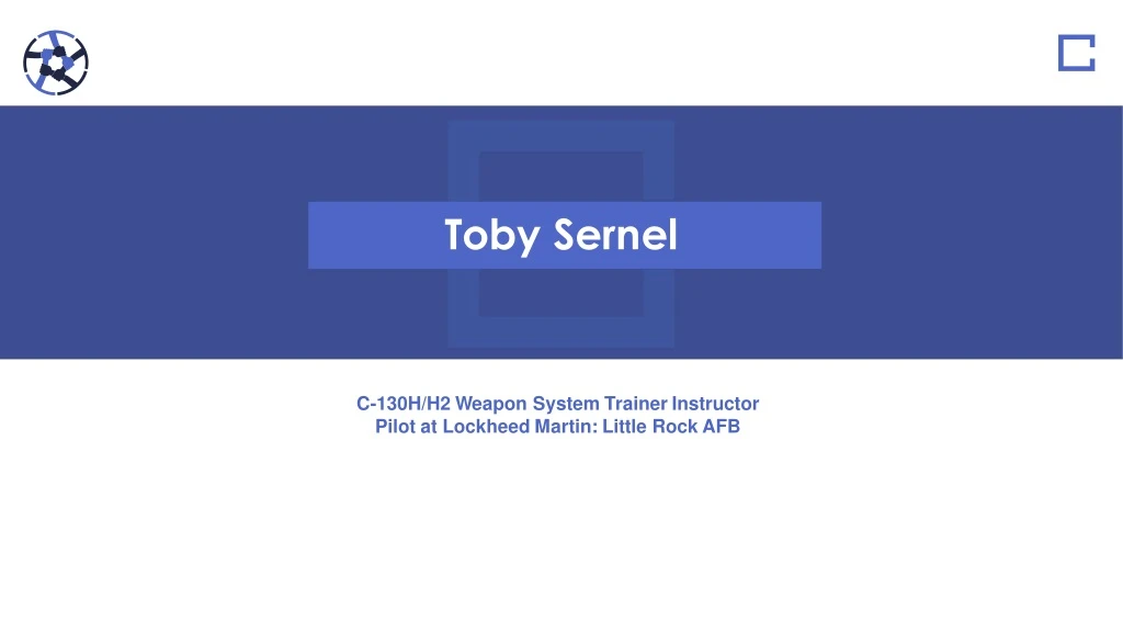 toby sernel