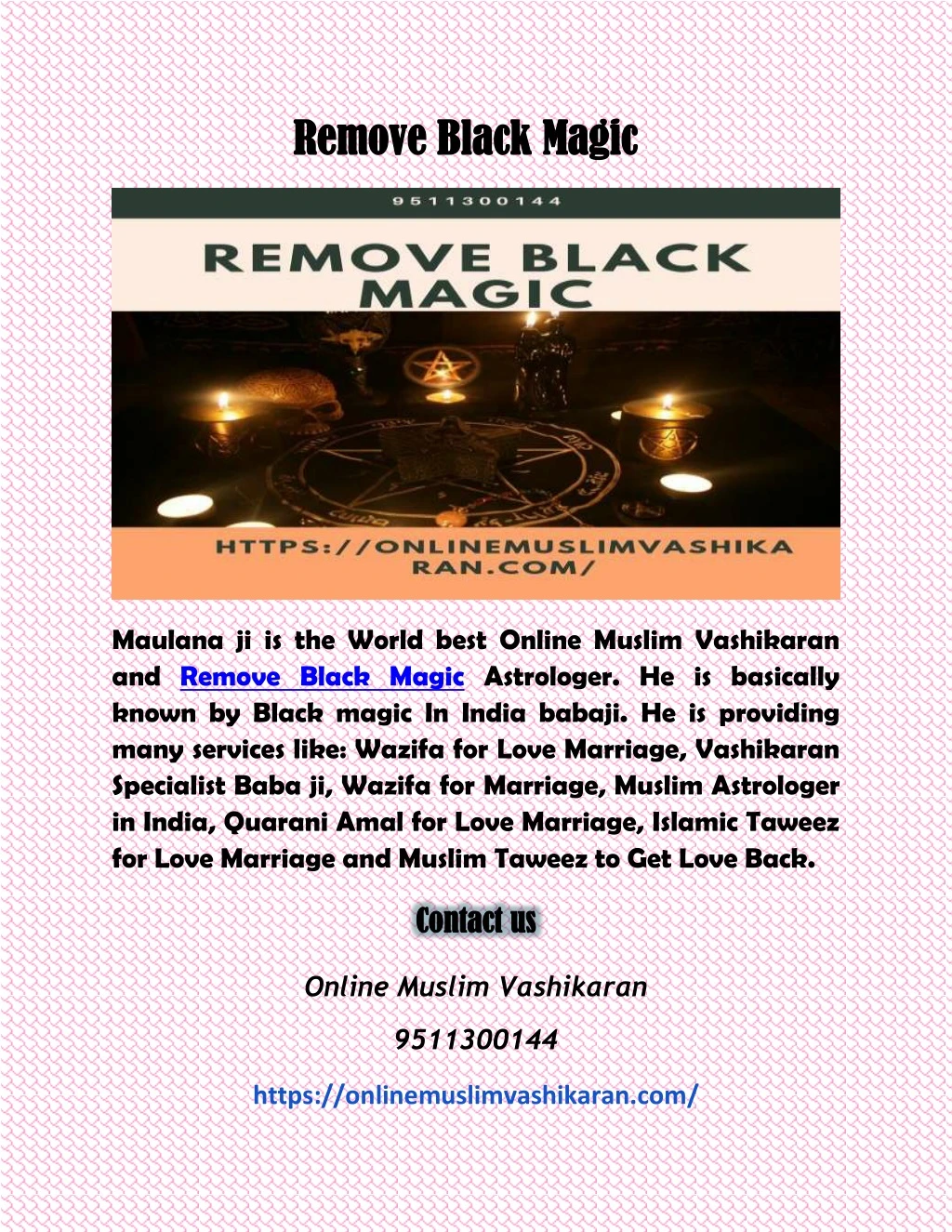 remove black magic remove black magic