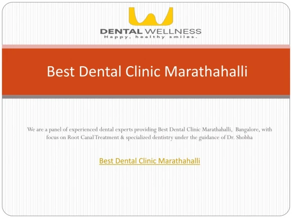 Best Dental Clinic Marathahalli
