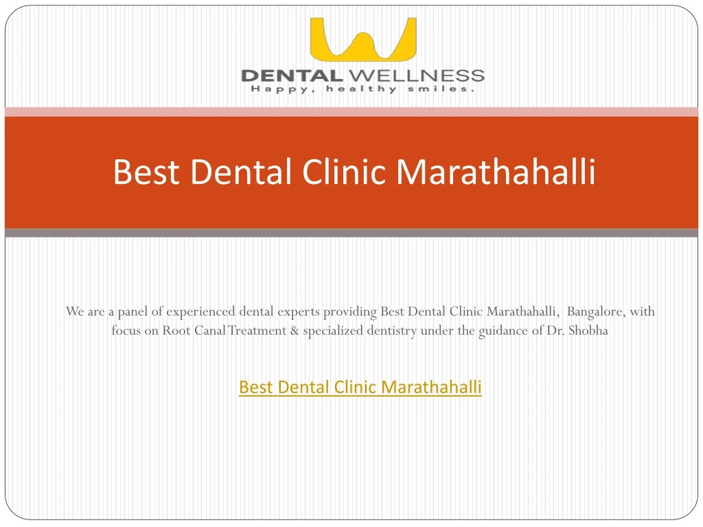best dental clinic marathahalli