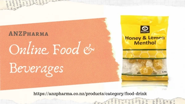 Choose ANZPharma for Online Food & Beverages