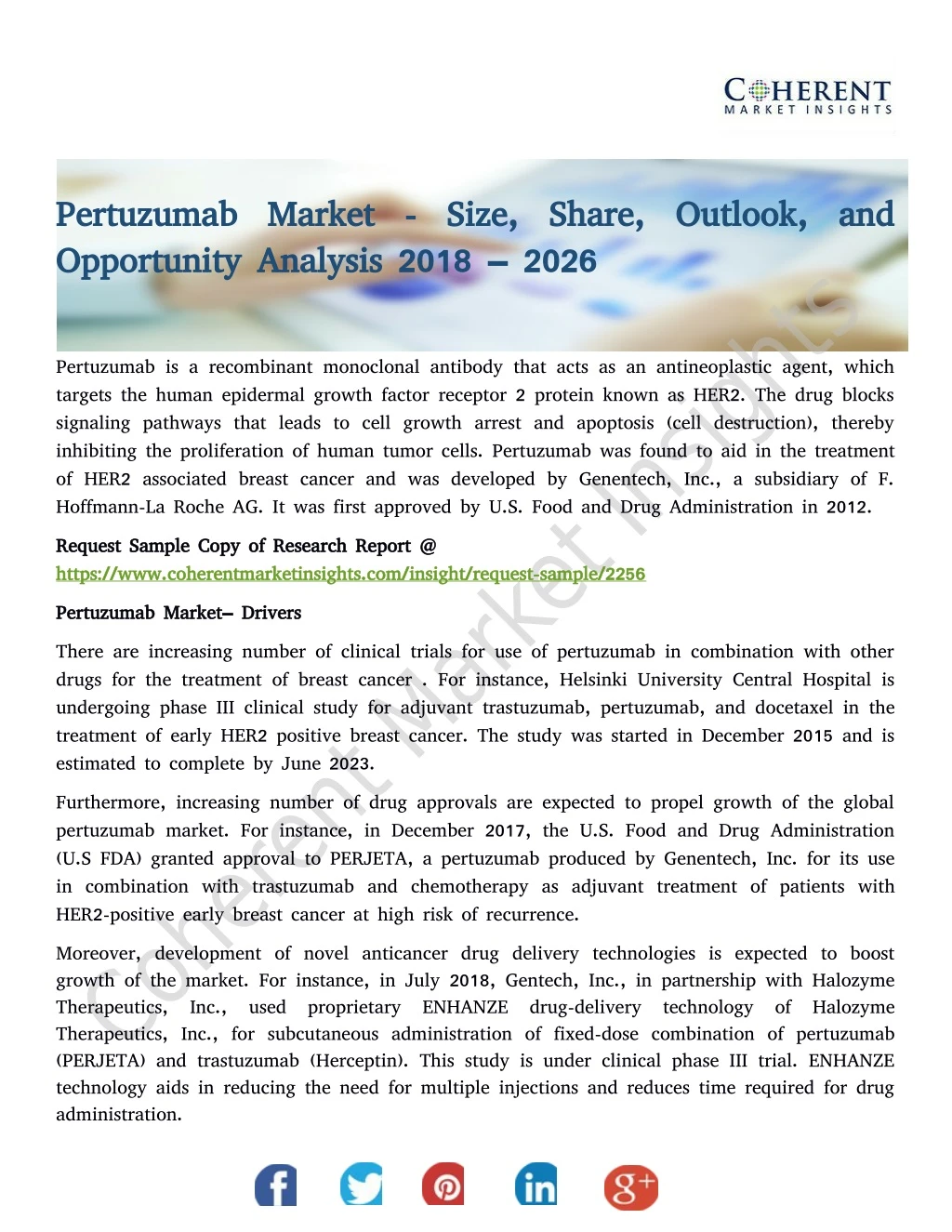 pertuzumab market size share outlook