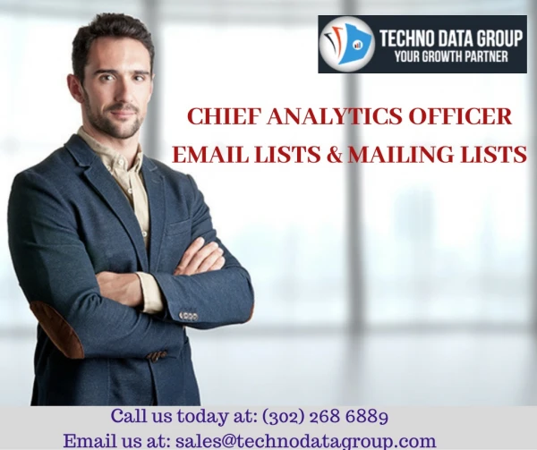 CAO Email Lists & Mailing Lists | Chief Analytics Officer Email Lists in USA