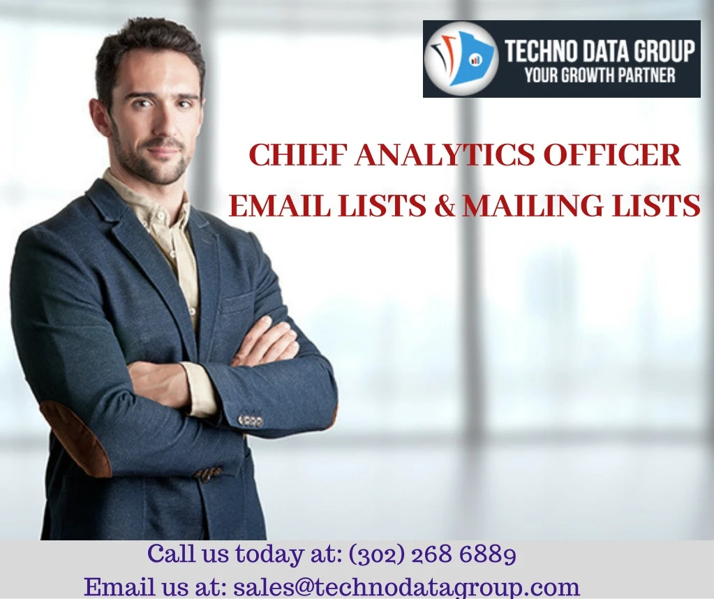 chief analytics officer email lists mailing lists