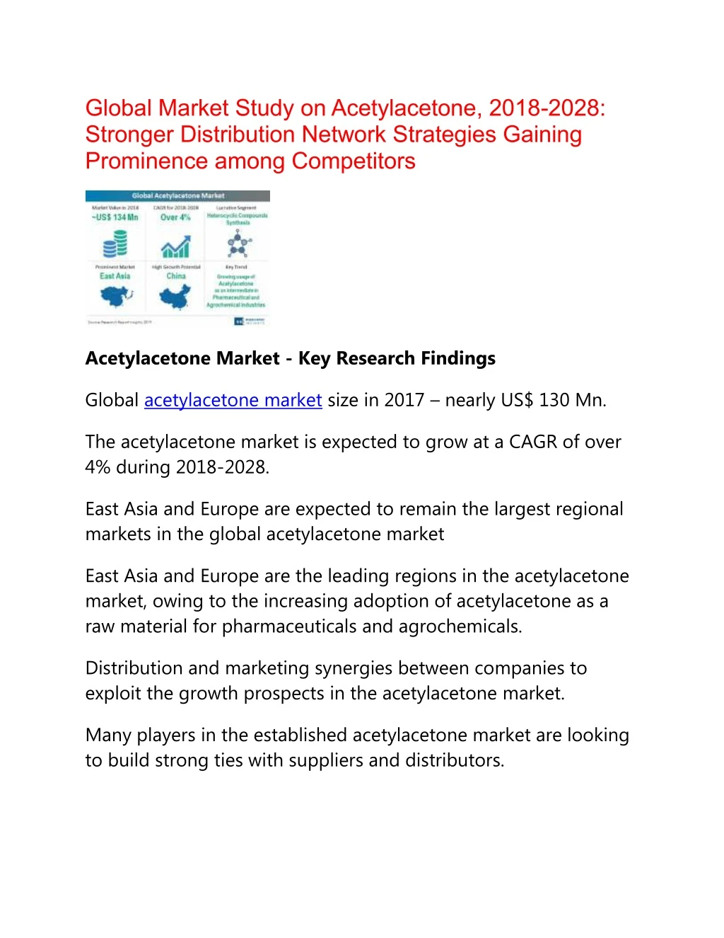 global market study on acetylacetone 2018 2028