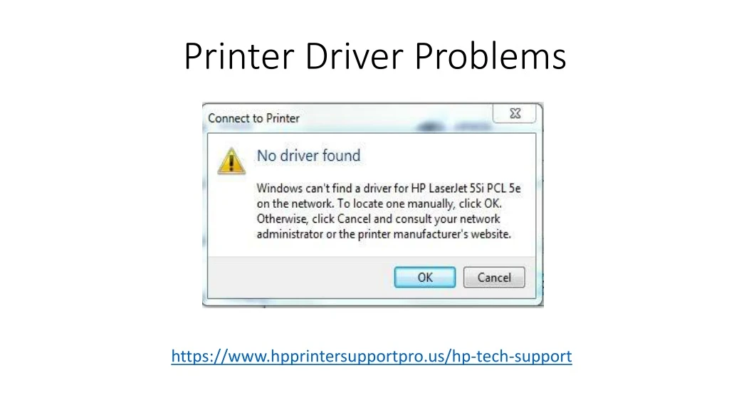 printer driver problems