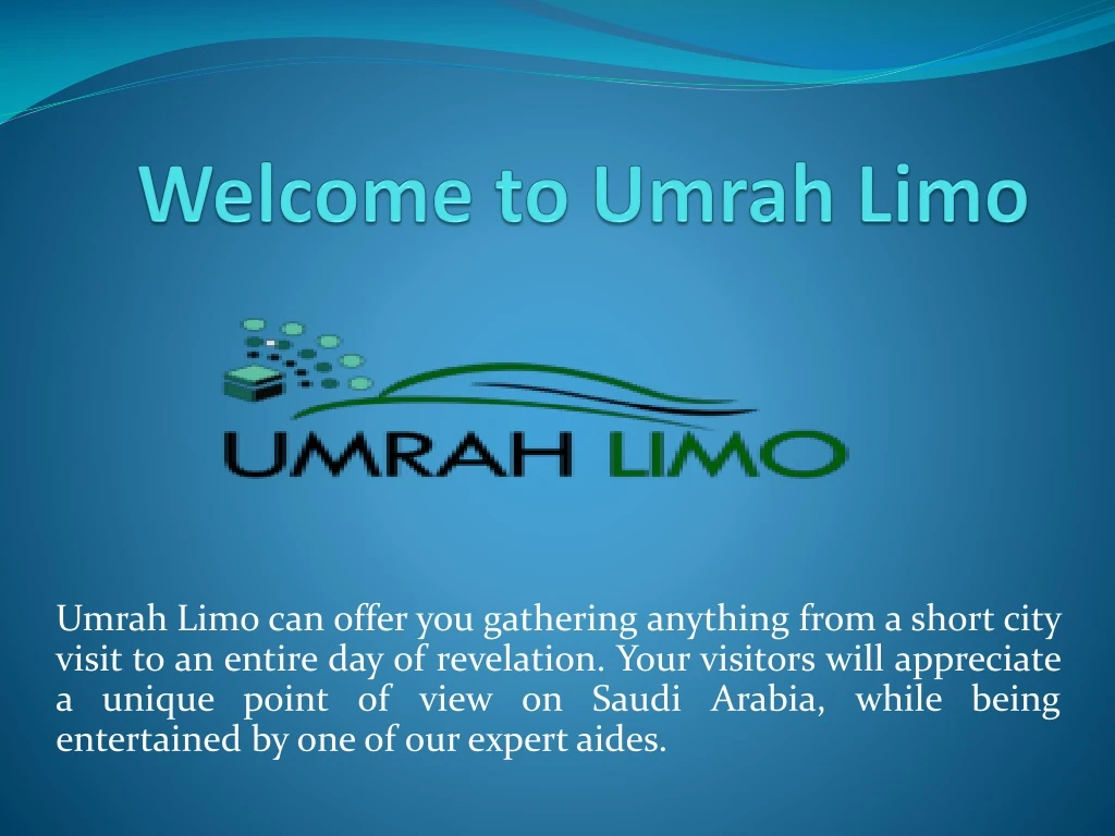 welcome to umrah limo