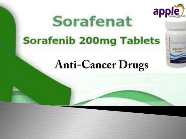 Sorafenat 200mg tablet | Sorafenib Uses & Side effects | Apple pharmaceuticals
