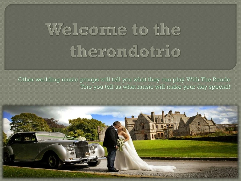 welcome to the therondotrio