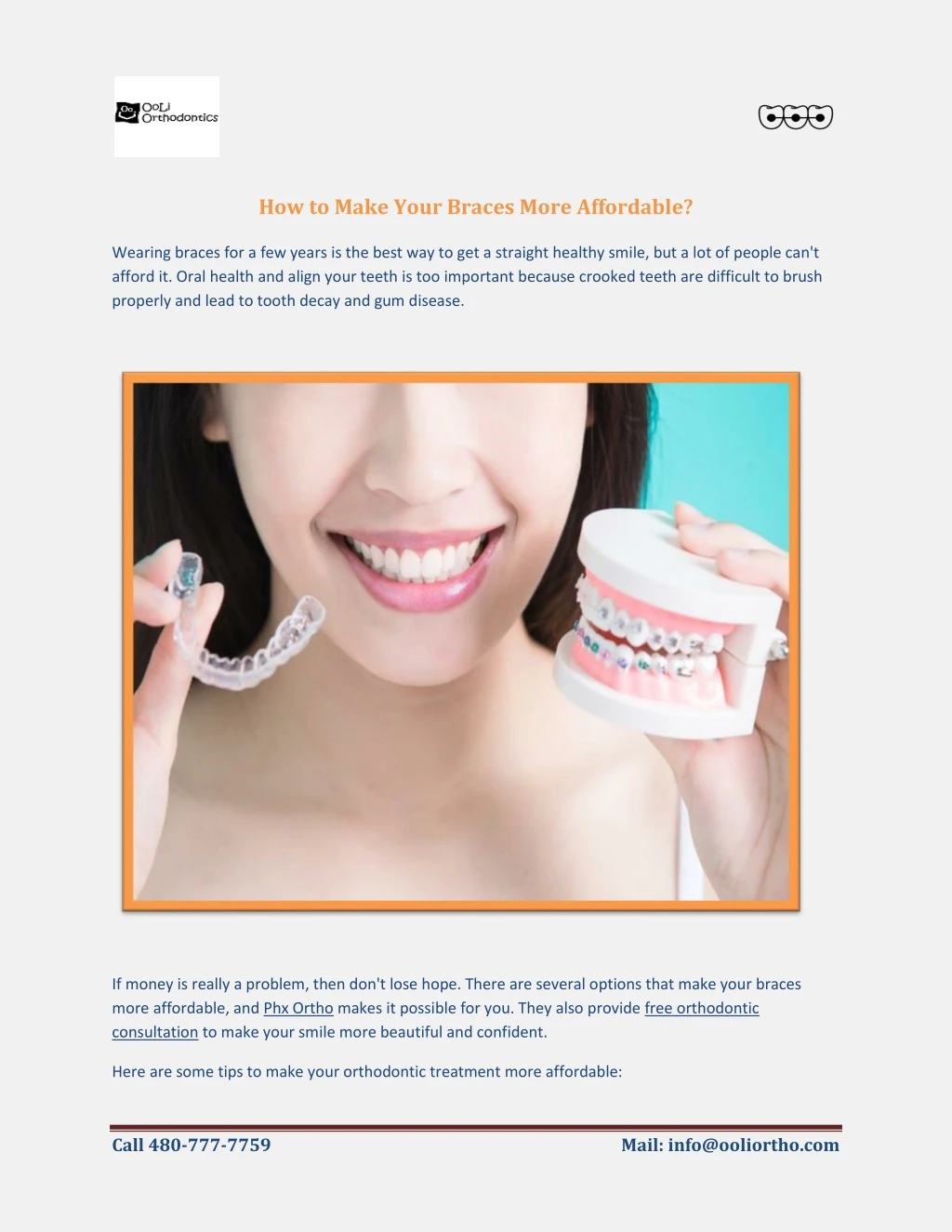 how to make your braces more affordable