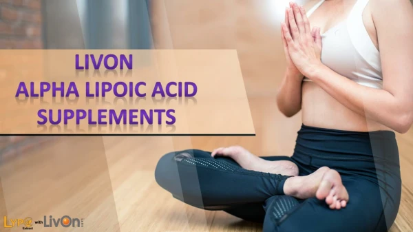 Buy Livon Alpha Lipoic Acid