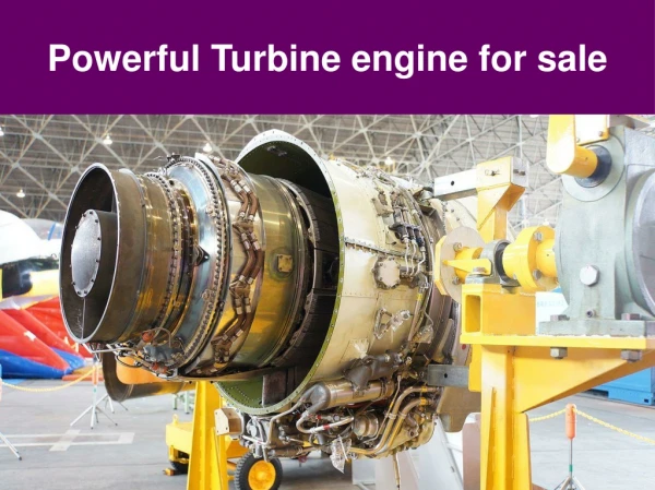 Powerful Turbine engine for sale