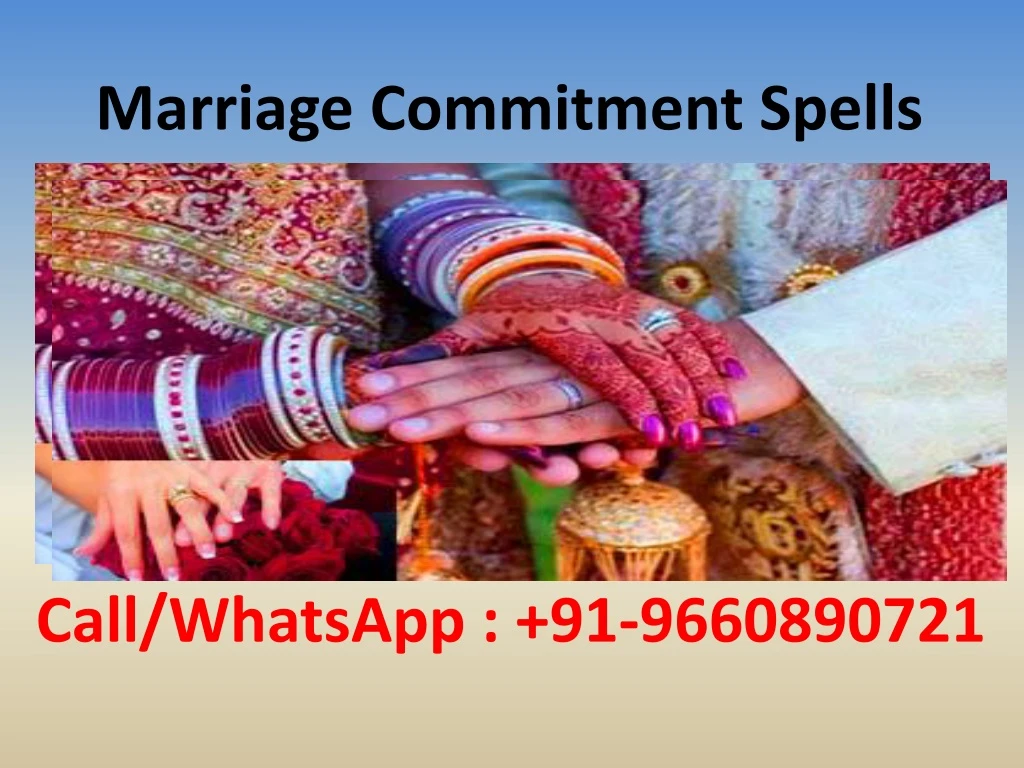 marriage commitment spells