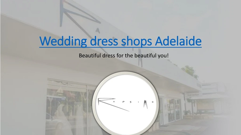 wedding dress shops adelaide
