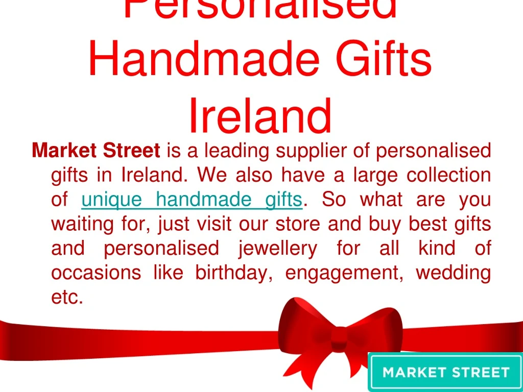 personalised handmade gifts ireland