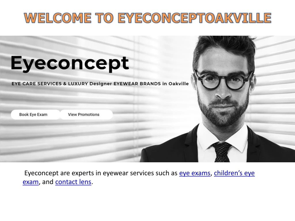 welcome to eyeconceptoakville