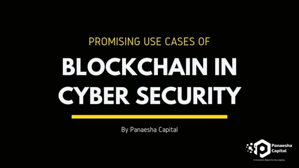 Blockchain in Cyber Security