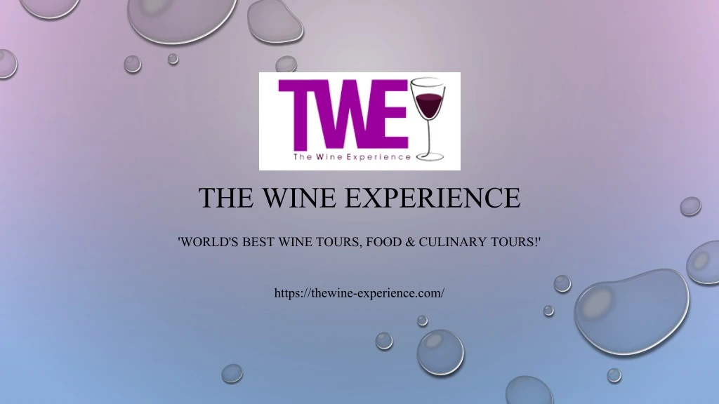 the wine experience