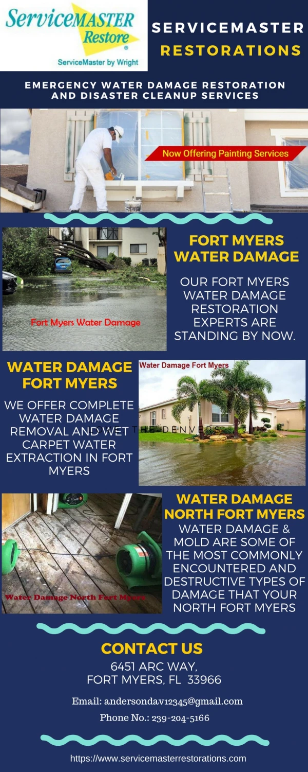 Affordable Services at Fort Myers Water Damage by ServiceMaster Restorations