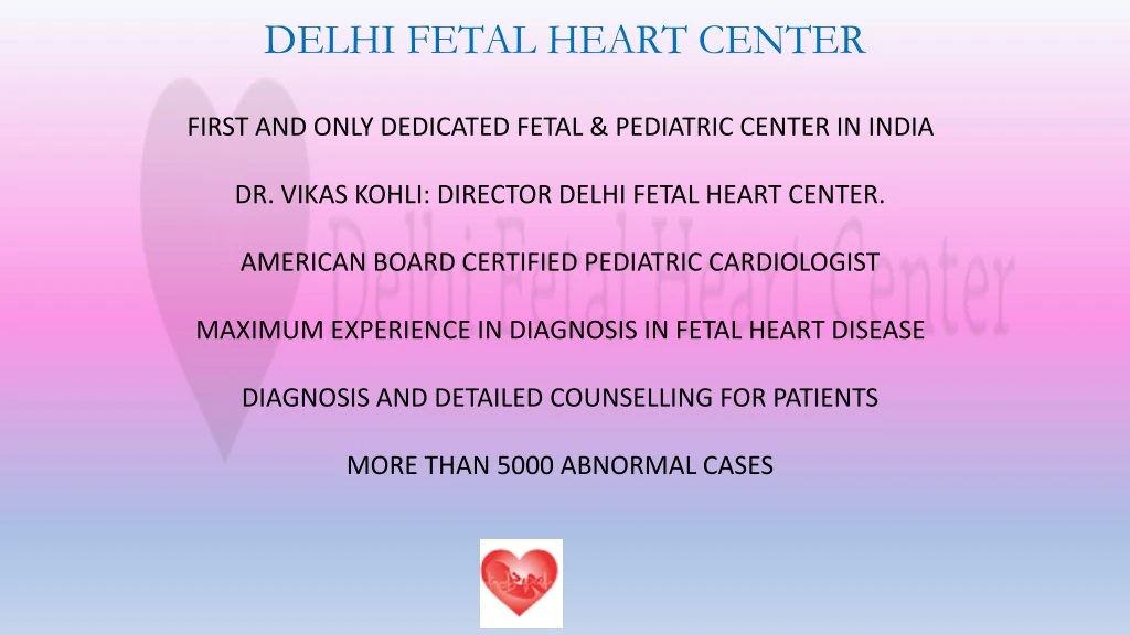 delhi fetal heart center