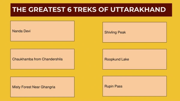 The Greatest 6 Treks of Uttrakhand