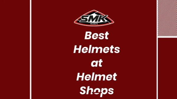 Best Helmet Shops In India | SMK Helmets