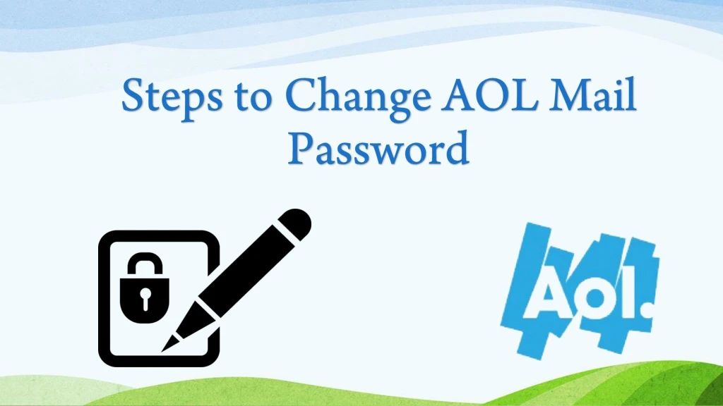 steps to change aol mail password