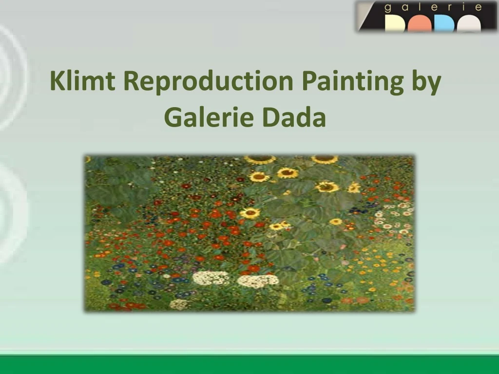 klimt reproduction p ainting by galerie dada