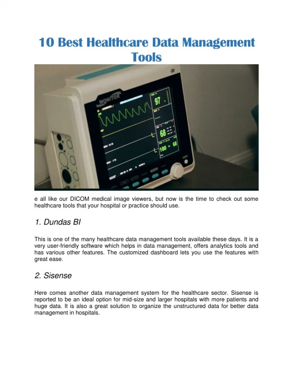 Dicom medical image viewer