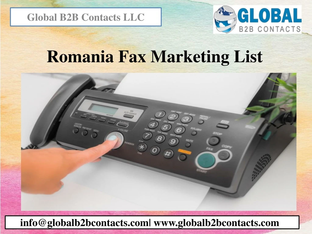 romania fax marketing list