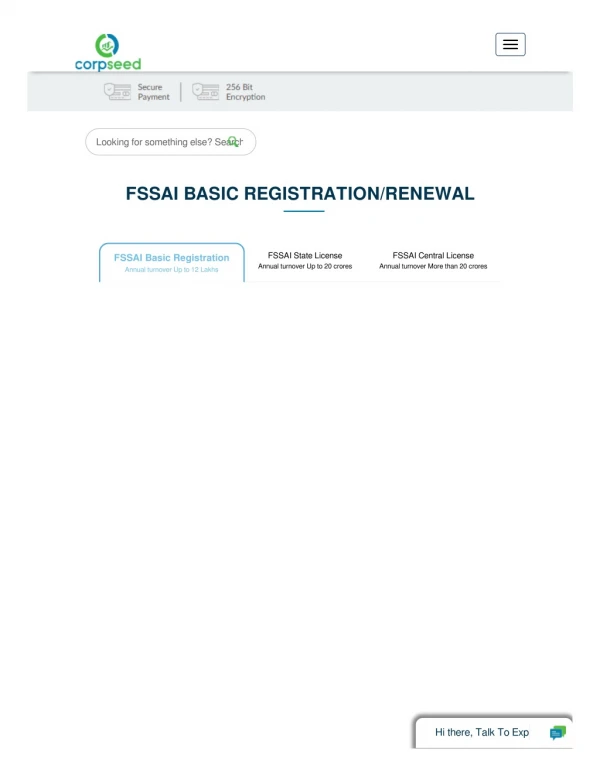 Get Online FSSAI Registration or Renew Existing in Just Rs 1499 (All Inclusive)