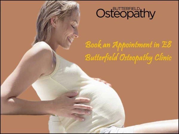 Appointment in E8 Osteopath | Butterfield Osteopathy Clinic