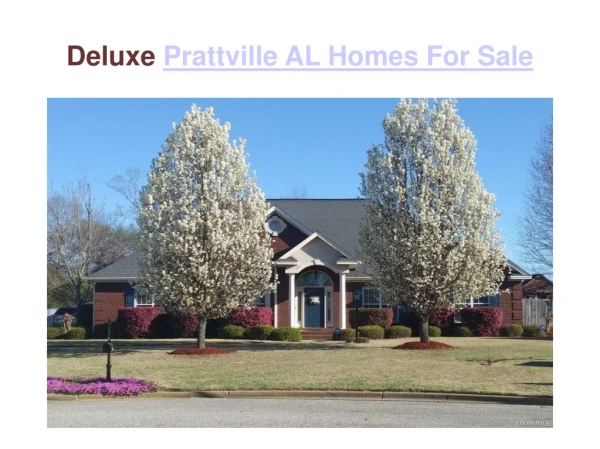 Luxurious Homes For Sale In Prattville AL