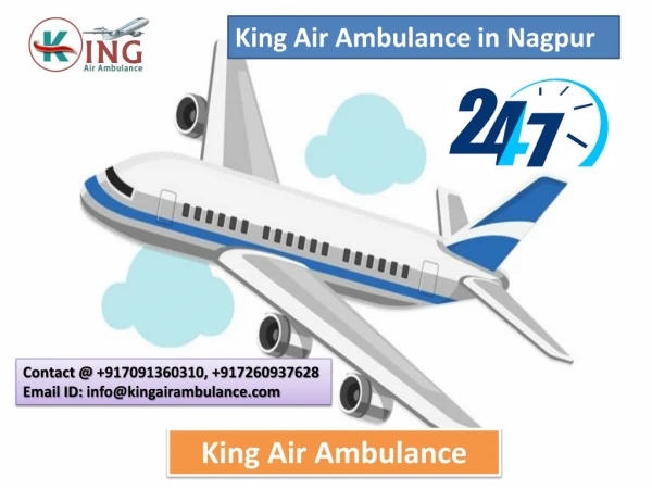 King Air Ambulance in Bagdogra and Nagpur-Just Hire