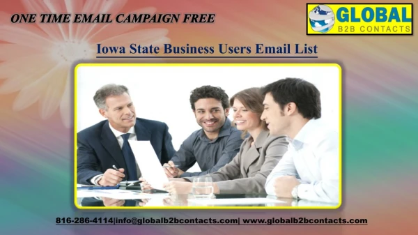 Iowa State Business Users Email List